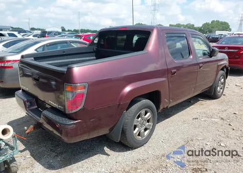 2007 Honda Ridgeline Rtx из США, поврежденный, VIN 2HJYK16317H509021